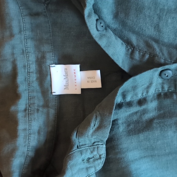 Max Mara | collared linen dress - Picture 3 of 5